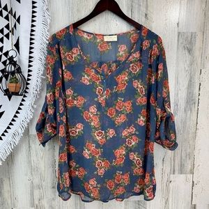 Adorable Floral Top 2X